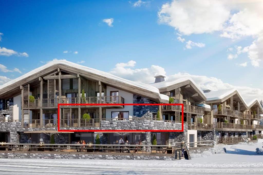 Appartement De Standing Plein Centre Station, 50M Des Pistes Les Gets Eksteriør bilde